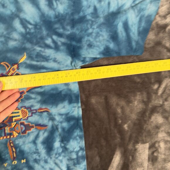 Vtg Ouray Colorado Aztec Shirt Adult Large Single Stitch 90's Blue Grand Canyon - Picture 5 of 6